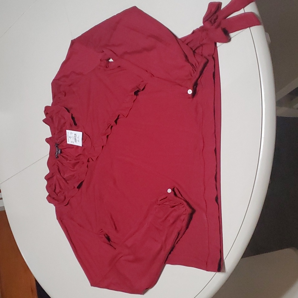 J.Crew ruffled top